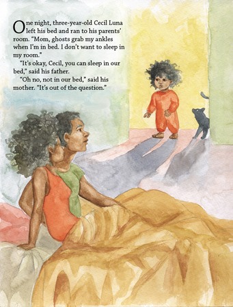 Cecil Luna is afraid of the dark